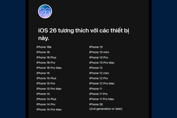 Cách cập nhật ios 26 beta theo cách phiên bản