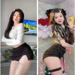 anh gai xinh mac vay ngan nhay