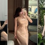 ảnh gái xinh TikTok mặc váy