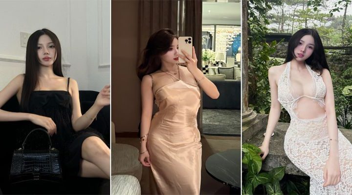 Top gái xinh tiktok Việt Nam mặc váy cực cuốn hút